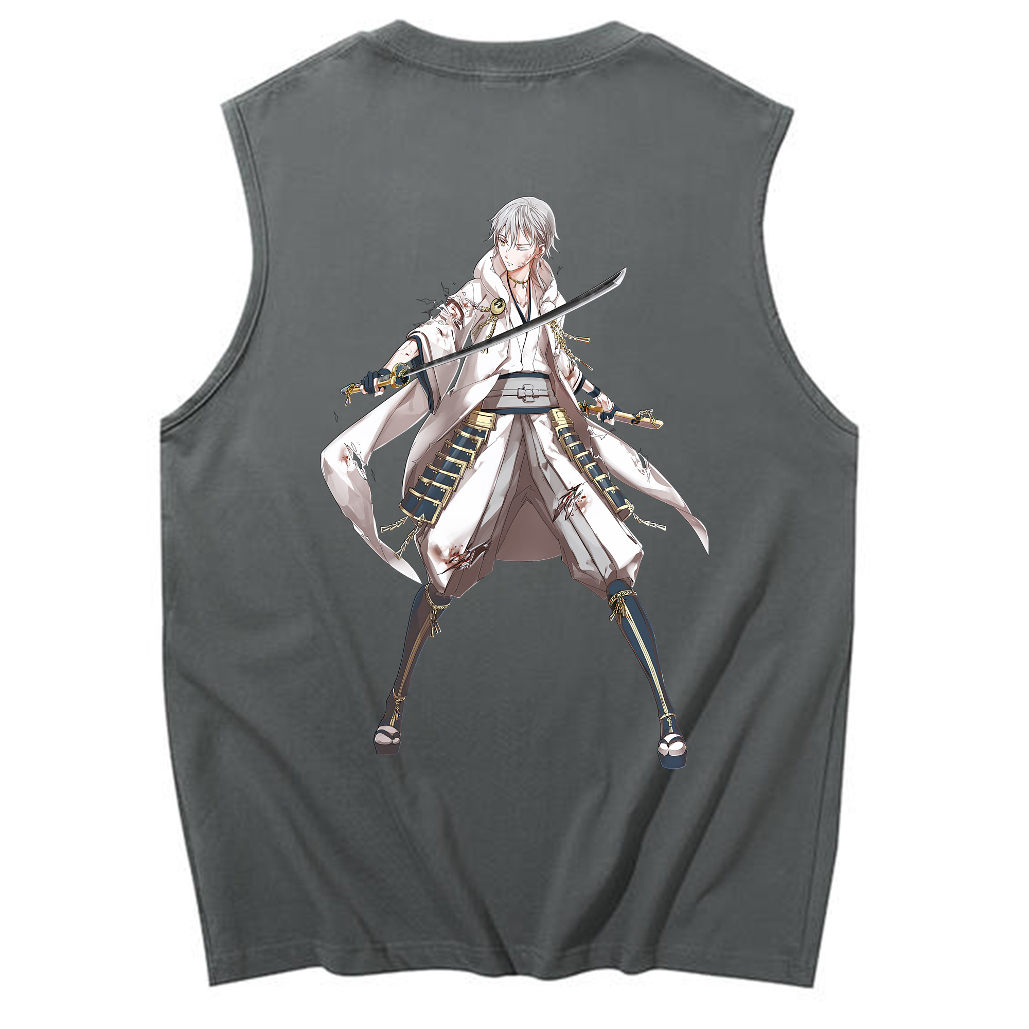 （画像用） 刀剣乱舞 Touken Ranbu コットン100％タンクトップ（背面プリント）